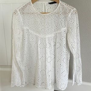 Zara Embroidered Top
